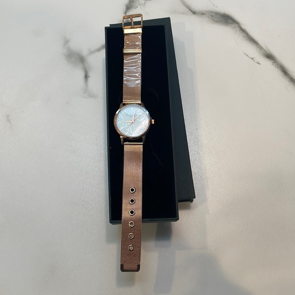 Eddie Borgo rose gold soho watch